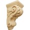 Ekena Millwork 3 1/2"W x 4"D x 7"H Small Traditional Acanthus Corbel, Alder CORW03X04X07TAAL - alternate 1